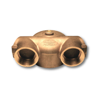 Fdc Dual Inlet FDC 90 Degree Reversible Concealed Siamese Dual Female Inlet Brass ...