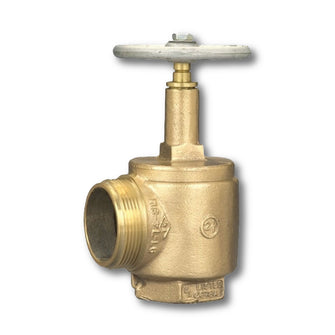 1-1/2" Female x Male 90 Degree Angle Valve 300 PSI Brass