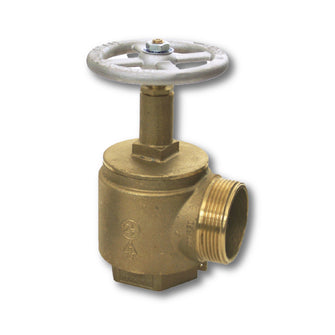 1-1/2" Female x Male 90 Degree Angle Valve 300 PSI Cast Brass