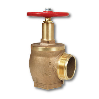 2-1/2" Female x Male 90 Degree Angle Valve 500 PSI Brass