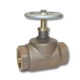 FDC 1-1/2" Female x Female Straight Globe Valve 300 PSI Brass