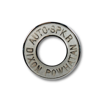 FDC Round Identification Plate Chrome